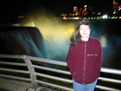 The first night in Niagara Falls, NY we found the falls by walking in ...