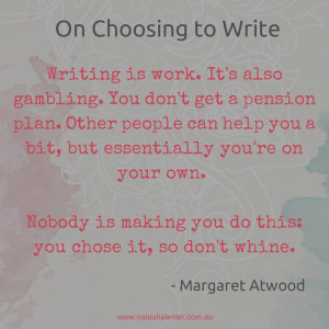 Margaret Atwood's advice on writing | www.natashalester.com.au