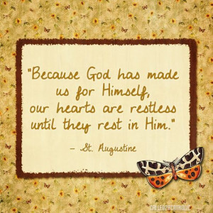Our Hearts Are Restless...