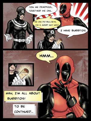 Deadpool Chimichanga Deadpool's temptation by
