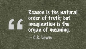 Reason is the natural order of truth,but Imagination is the organ of ...
