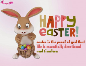 Easter bells are loudly ringing, Let the whole world join the happy ...