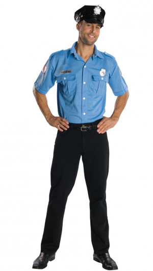 Light Blue Police Officer Image 2