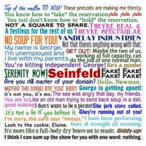 Seinfeld Quotes Poster