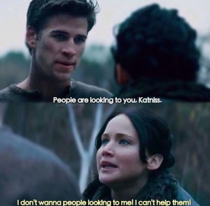 Gale and katniss in catching fire