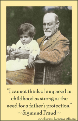 Freud in a garden with Hans in his lap: Famous Freud quote on ...