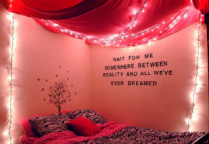 bed, bedrooms, dream, dreams, love, quote, reality, text