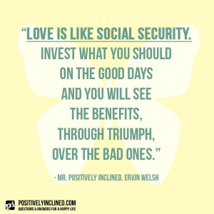 Need That Social Security Kind of Love