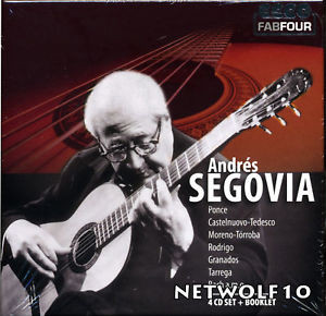 Andres Segovia The Best Box 4CD Booklet Sigillato