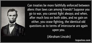 Can treaties be more faithfully enforced between aliens than laws can ...