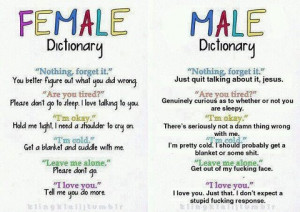 gender differences..
