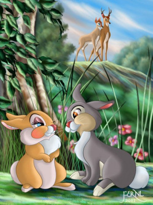 ~ Bambi, 1942....so this is love.Disneybambi, Disney Bambi, Spring ...