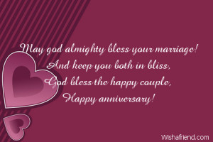 ... keep you both in bliss god bless the happy couple happy anniversary