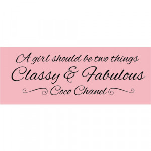 be two things COCO CHANEL 36x11.5 Vinyl Wall Lettering Words Quotes ...