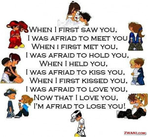 when i first saw you....