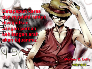 Anime Quotes: Monkey D. Luffy [ONEPIECE]