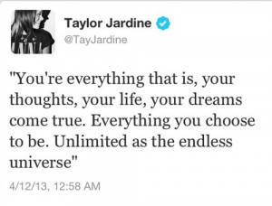 Tay Jardine (of We Are the In Crowd) on twitter (@Taylor Jardine)