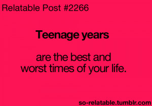Tumblr Quotes About Teenage Years
