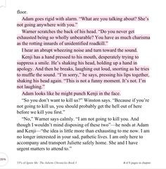 Kenji. Ignite me. I loved this part, I had to stop reading and laugh ...