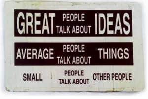 love this! Who do you want to be great, average or small? It's your ...