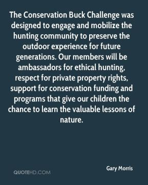 The Conservation Buck Challenge was designed to engage and mobilize ...