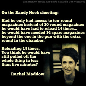 Thanks to Rachel Maddow for this quote.