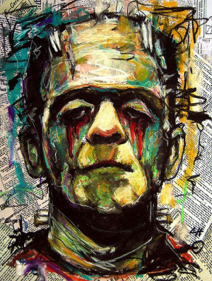 , Frankenstein Portraits, Frankenstein Monsters, Sadness Frankenstein ...