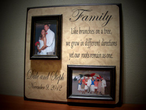 Family Photo Frames With Quotes Custom family frame, like