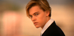 ... DiCaprio as Romeo Montague in Baz Luhrmann Romeo + Juliet Shakespeare