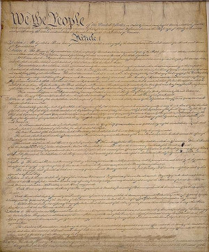 Constitution Photo: United States Constitution
