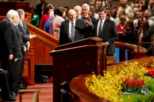 ... and service key messages at Saturday's sessions of General Conference