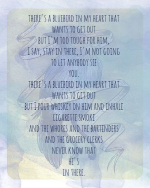 Bluebird', a poem by Charles Bukowski.