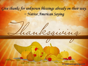 Thanksgiving Sayings