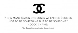 Coco Chanel Quotes About Love I love the way karbo