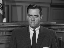 Raymond Burr as Perry Mason on the TV series.