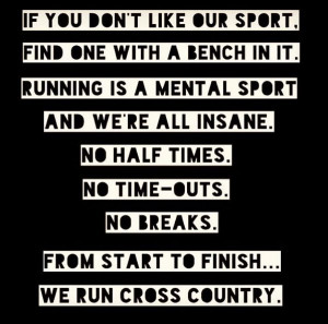 We run cross country