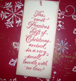 ... Christmas – Baby Jesus – Beautiful quote – Set of Six by