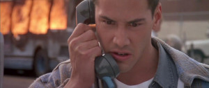 Keanu Reeves as Officer Jack Traven in Speed (1994)