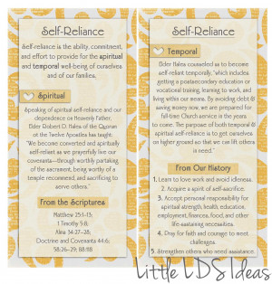 Self Reliance Quotes On the back you have quotes