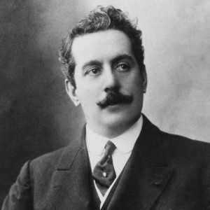 Il compositore Giacomo Puccini.