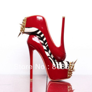 2012-Classic-Brand-Designer-Heels-With-Spikes-Rivets-Red-Wedding-Shoes ...