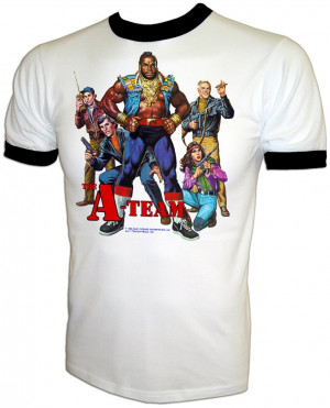 rare and vintage a-team t-shirt