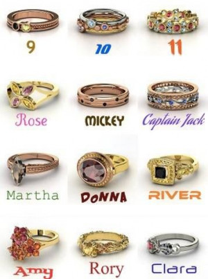 Doctor Who character rings