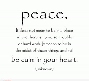 Inner Strength Quotes Peace quote #3