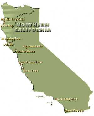 Northern California Map