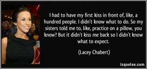 My First Kiss Quotes