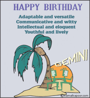 Gemini Greeting Cards, Gemini Zodiac Birthday Greeting Cards, Send ...