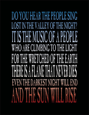 les miserables - Do You Hear the People Sing - from the musical, but ...