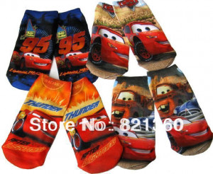 Free shipping!Children's Cars2 Mickey Dora Toy Story cartoon socks ...