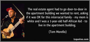 The real estate agent had to go door-to-door in the apartment building ...